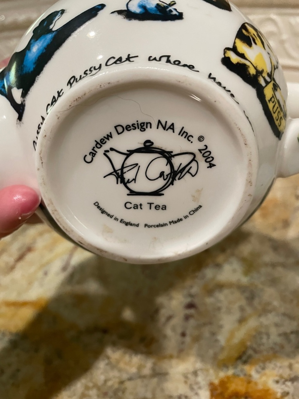 Cardew design NA Inc 2004 Cat tea pot - Picture 6 of 6